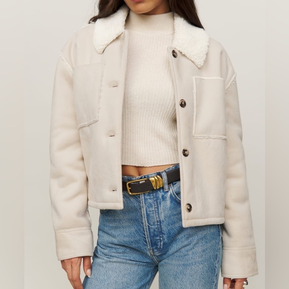 Reformation Arlington Shearling Jacket
